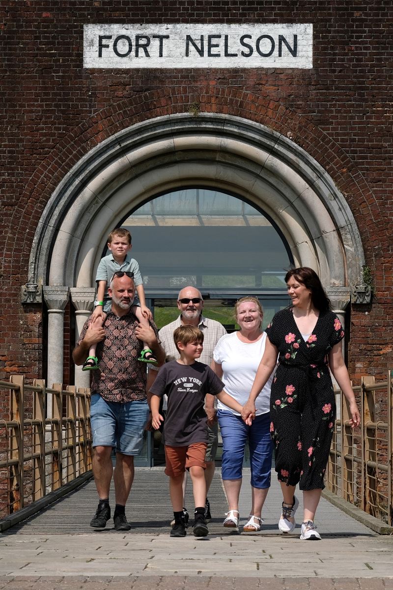 Visitors to Fort Nelson